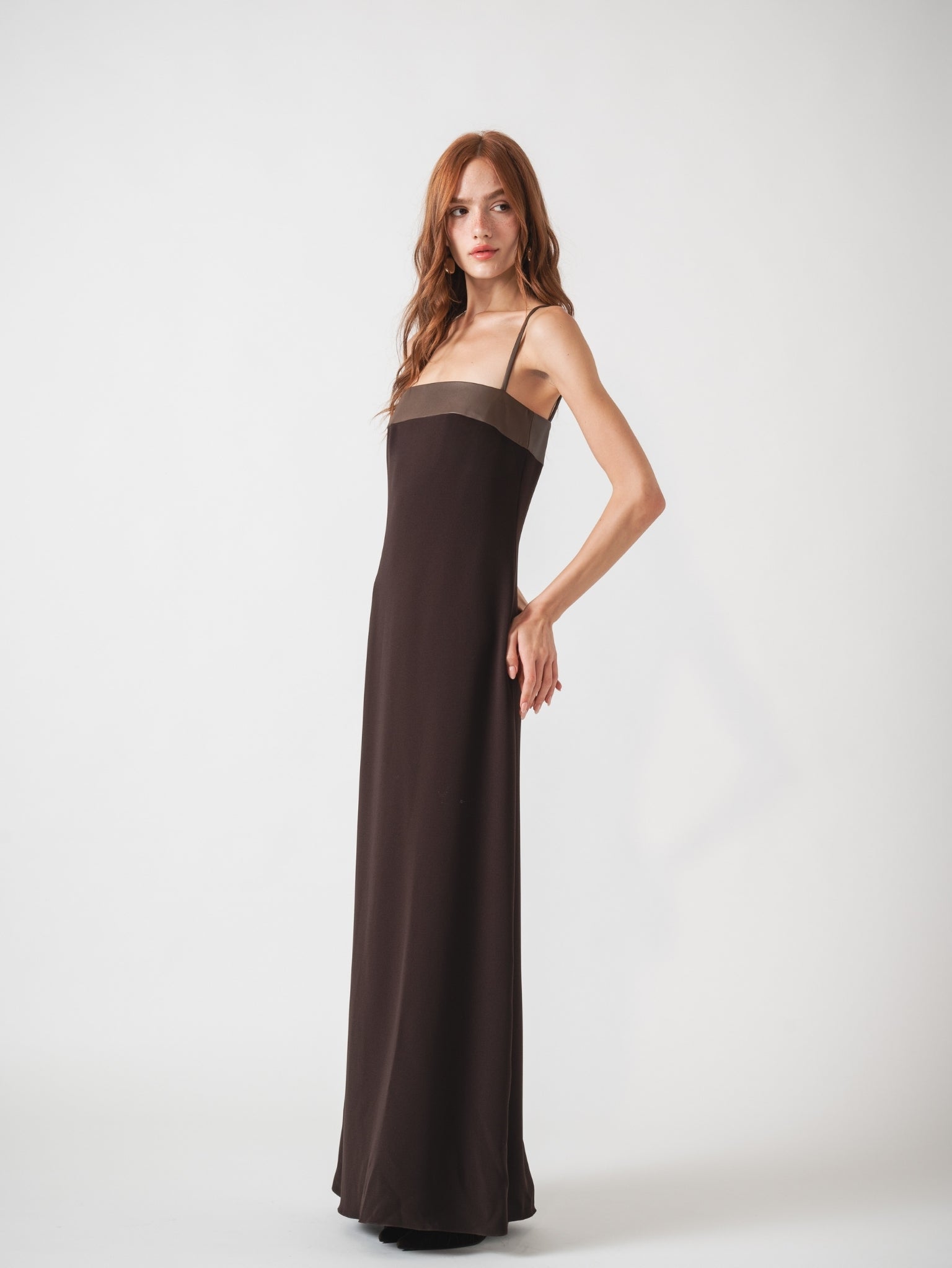 TERRA MAXI DRESS - CHOCOLATE
