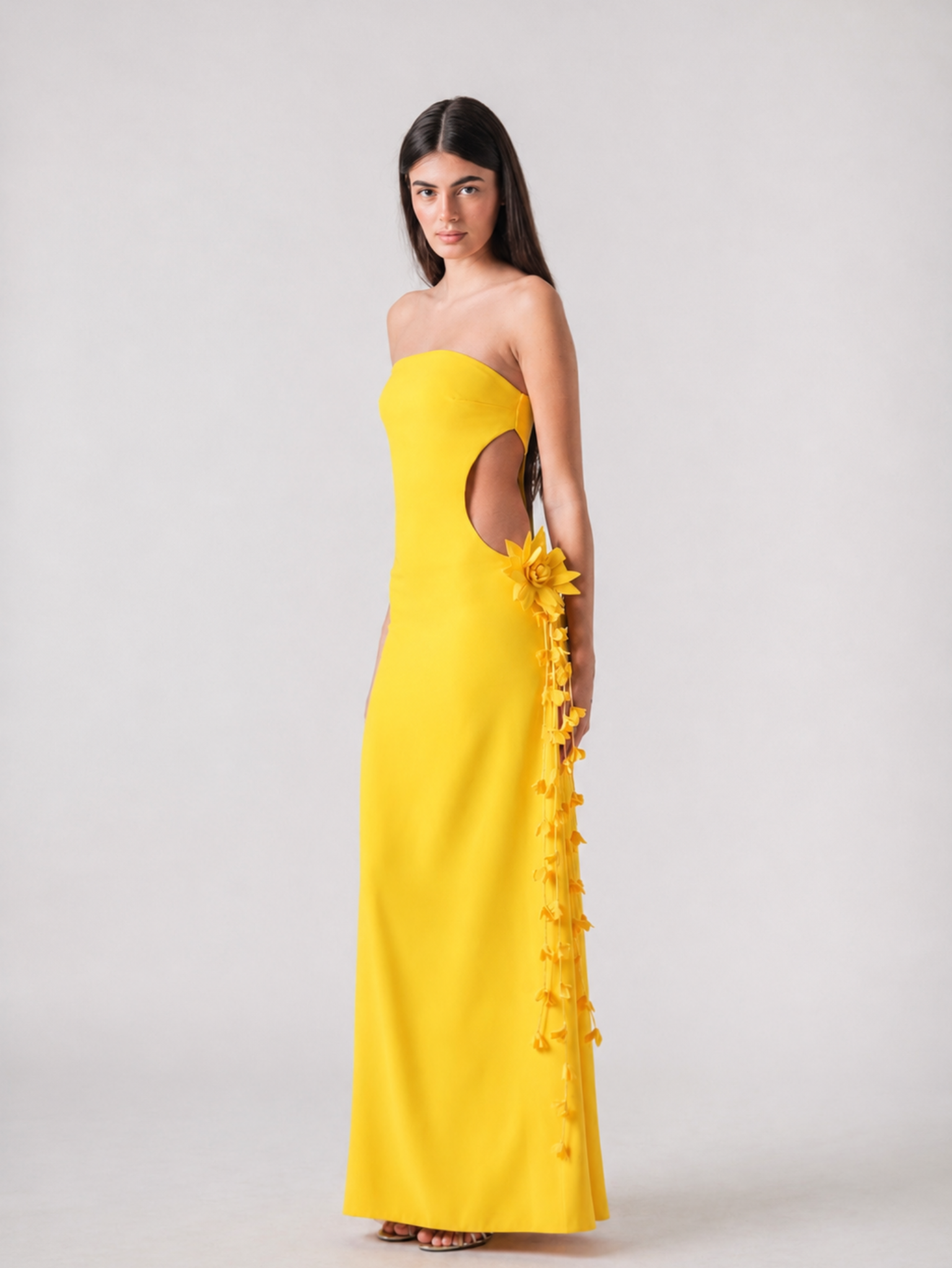 ISLA MAXI DRESS - BRIGHT YELLOW