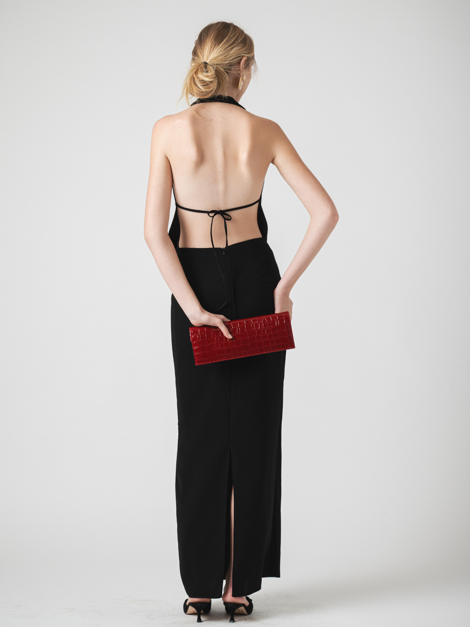 DUNE MAXI DRESS - BLACK