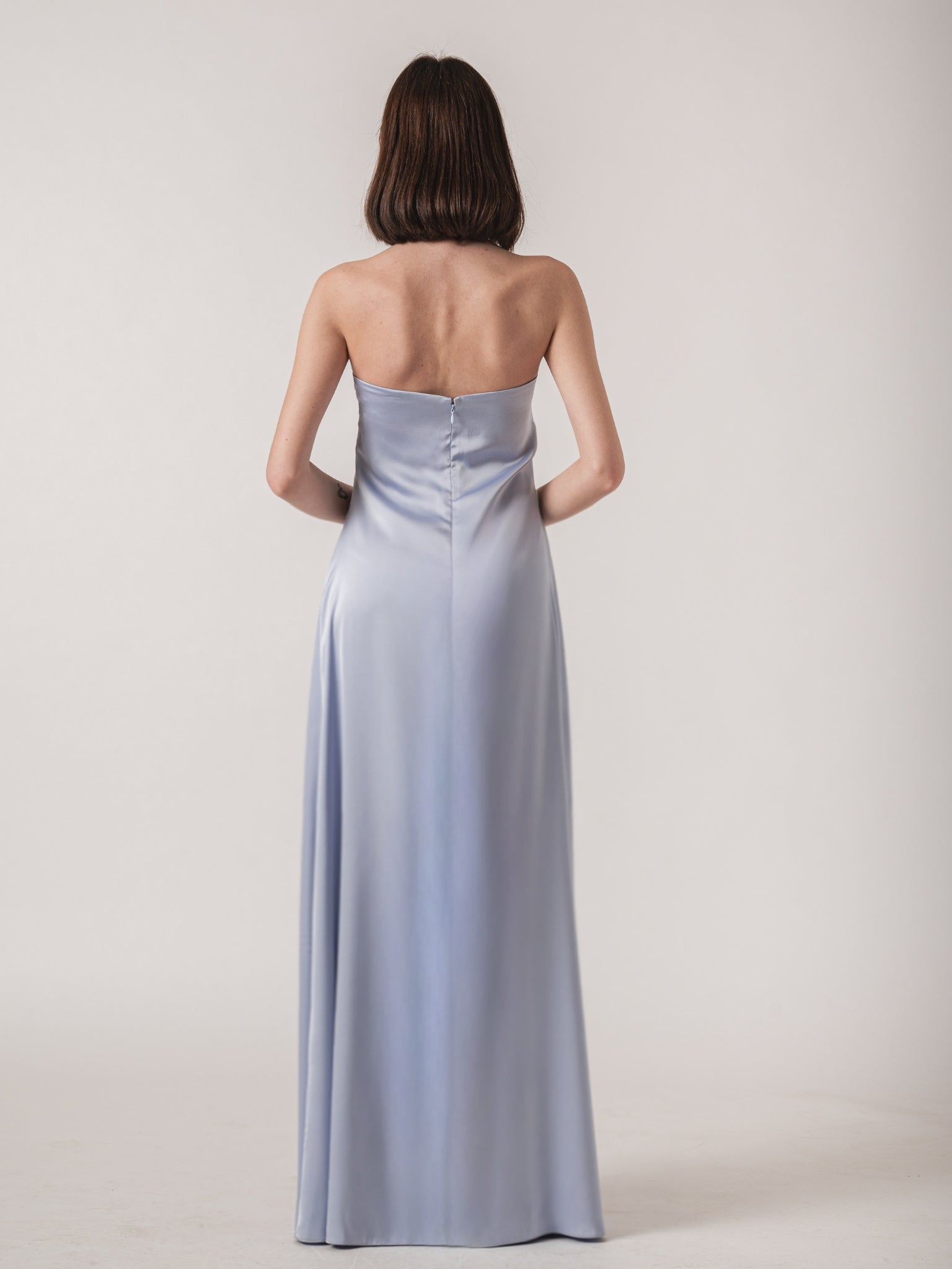AIA MAXI DRESS - PLATINE